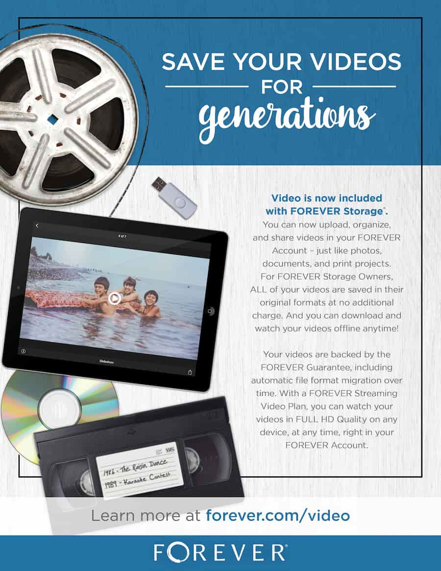 FOREVER high definition video streaming and sharing